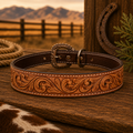 Large Tooled Collar