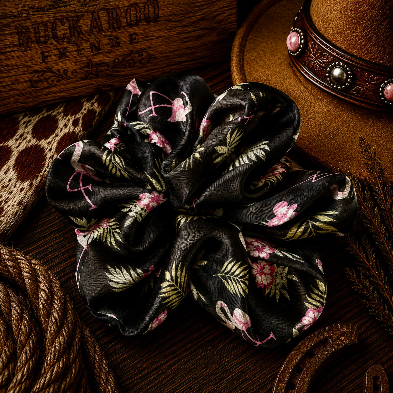 Flamingo Scrunchy