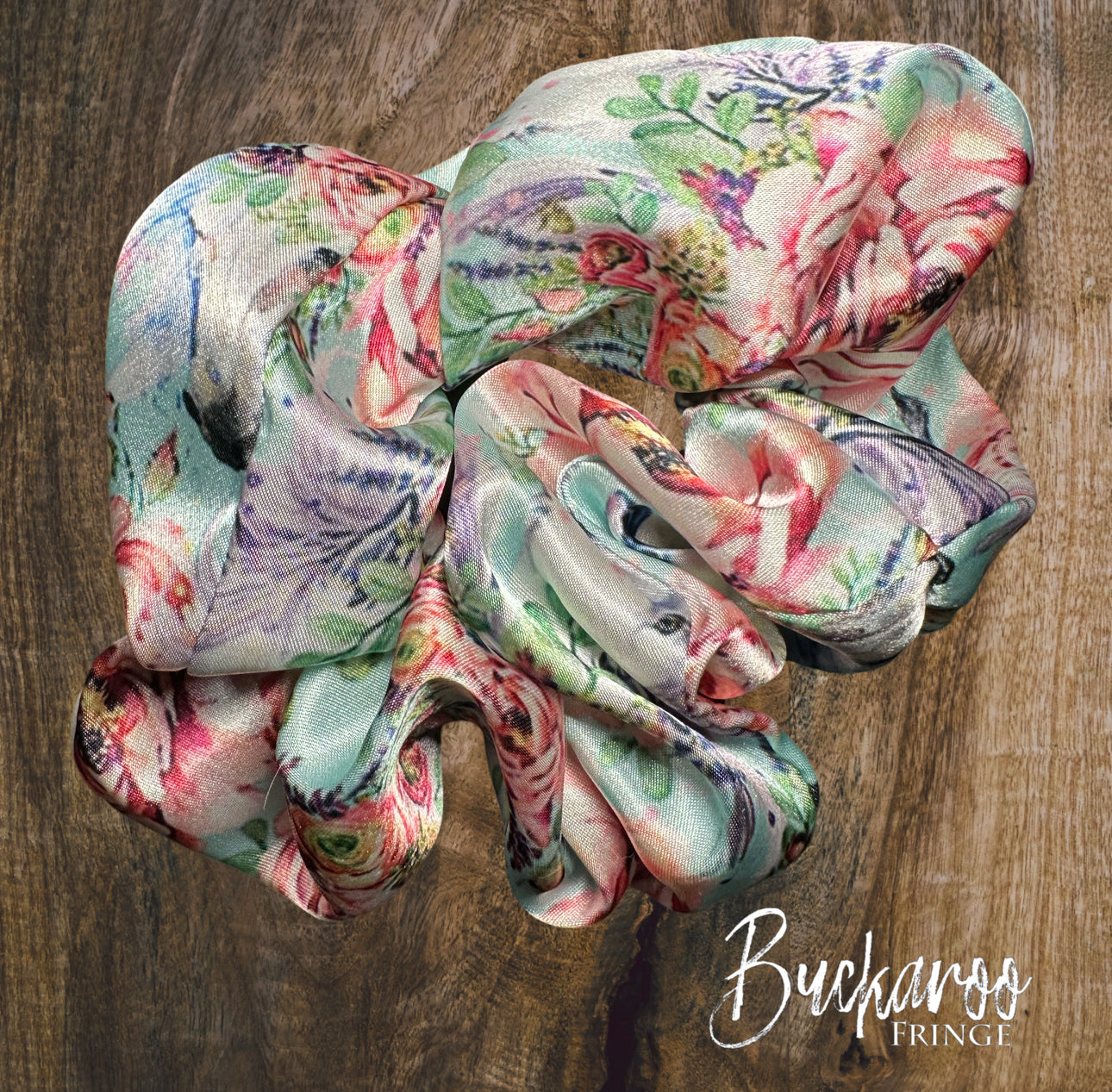 Floral Horse Scrunchy