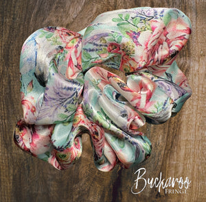 Floral Horse Scrunchy
