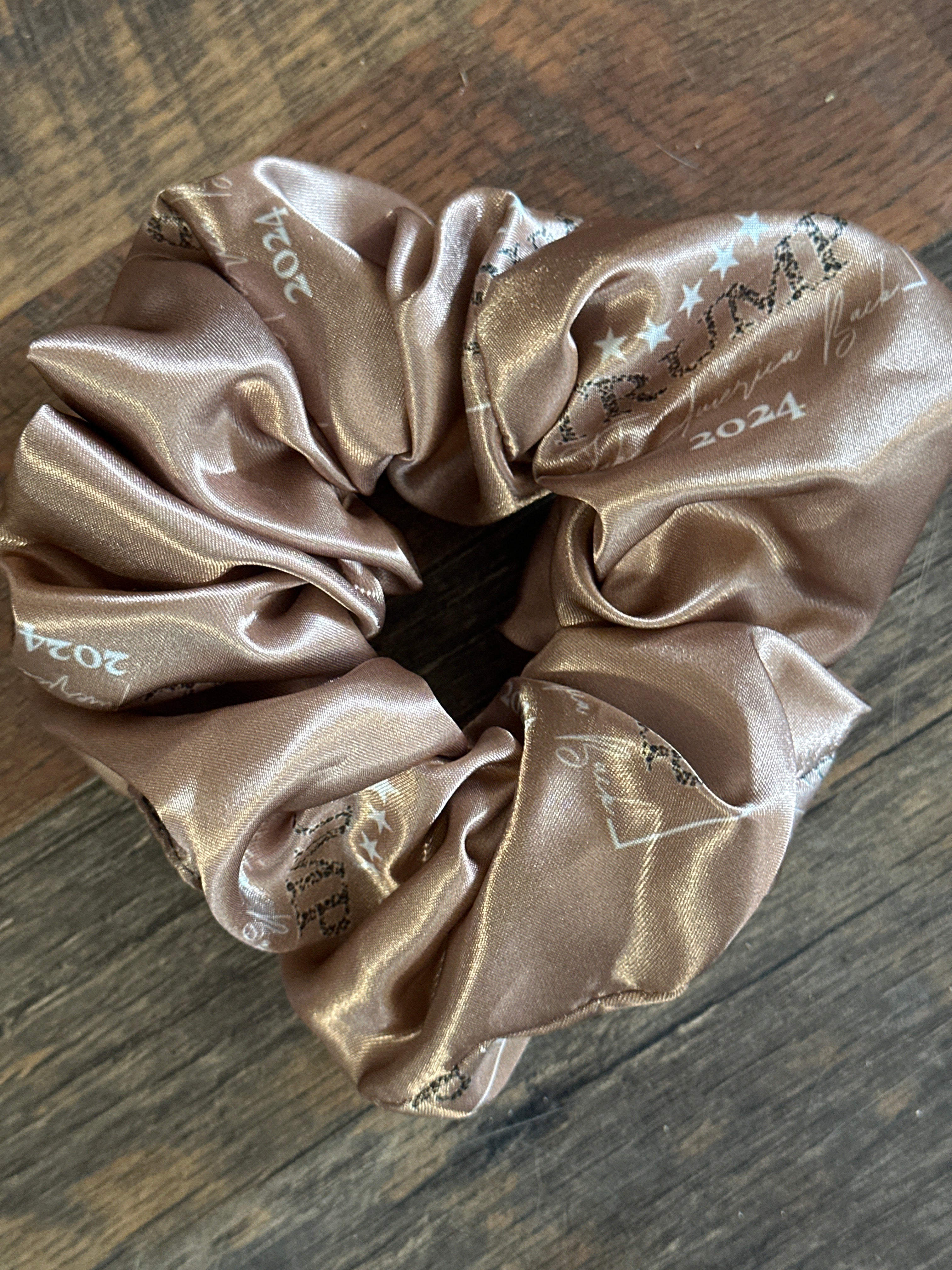 Trump Cheetah Scrunchy