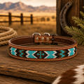 Medium Turquoise Beaded Collar