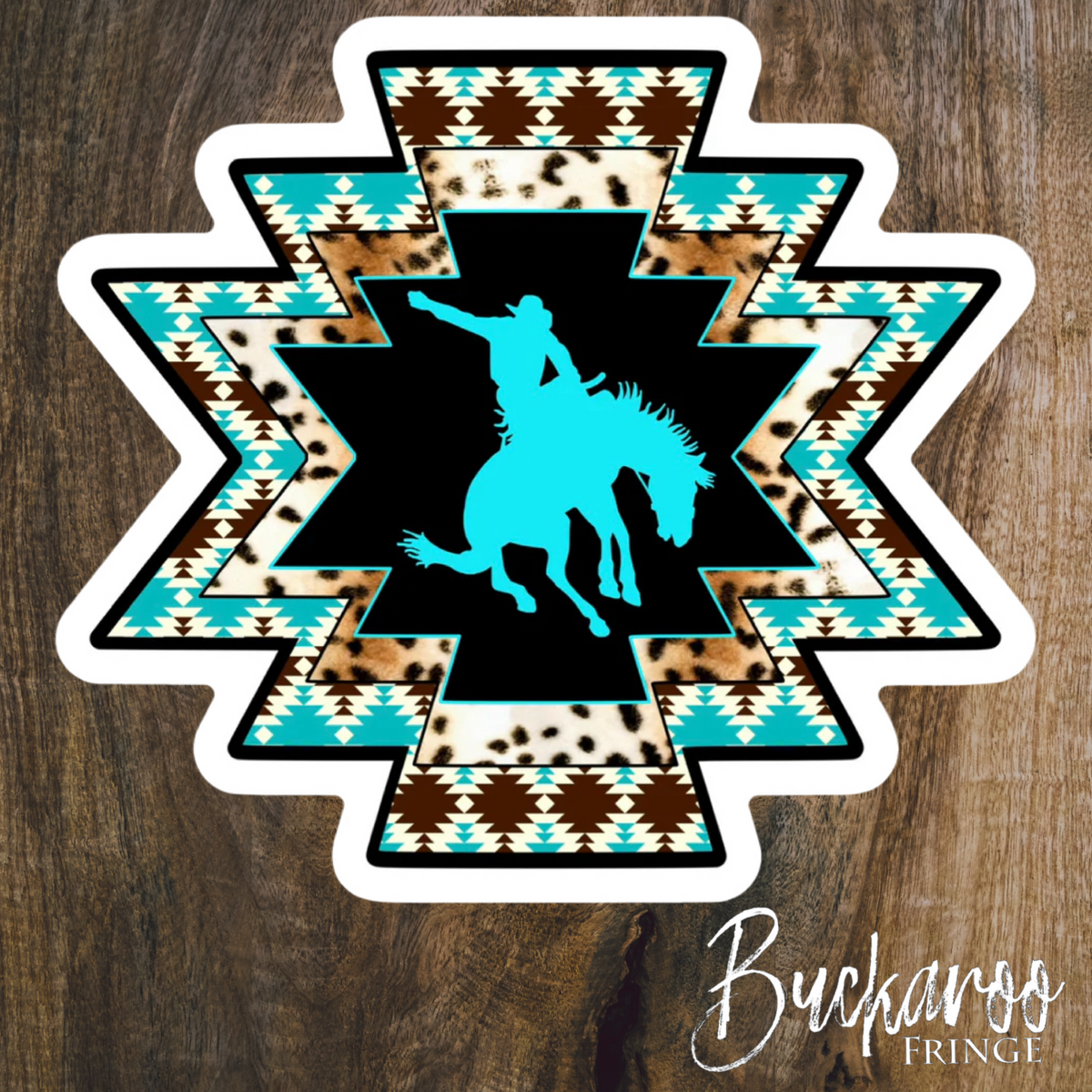 Aztec Bronc Sticker