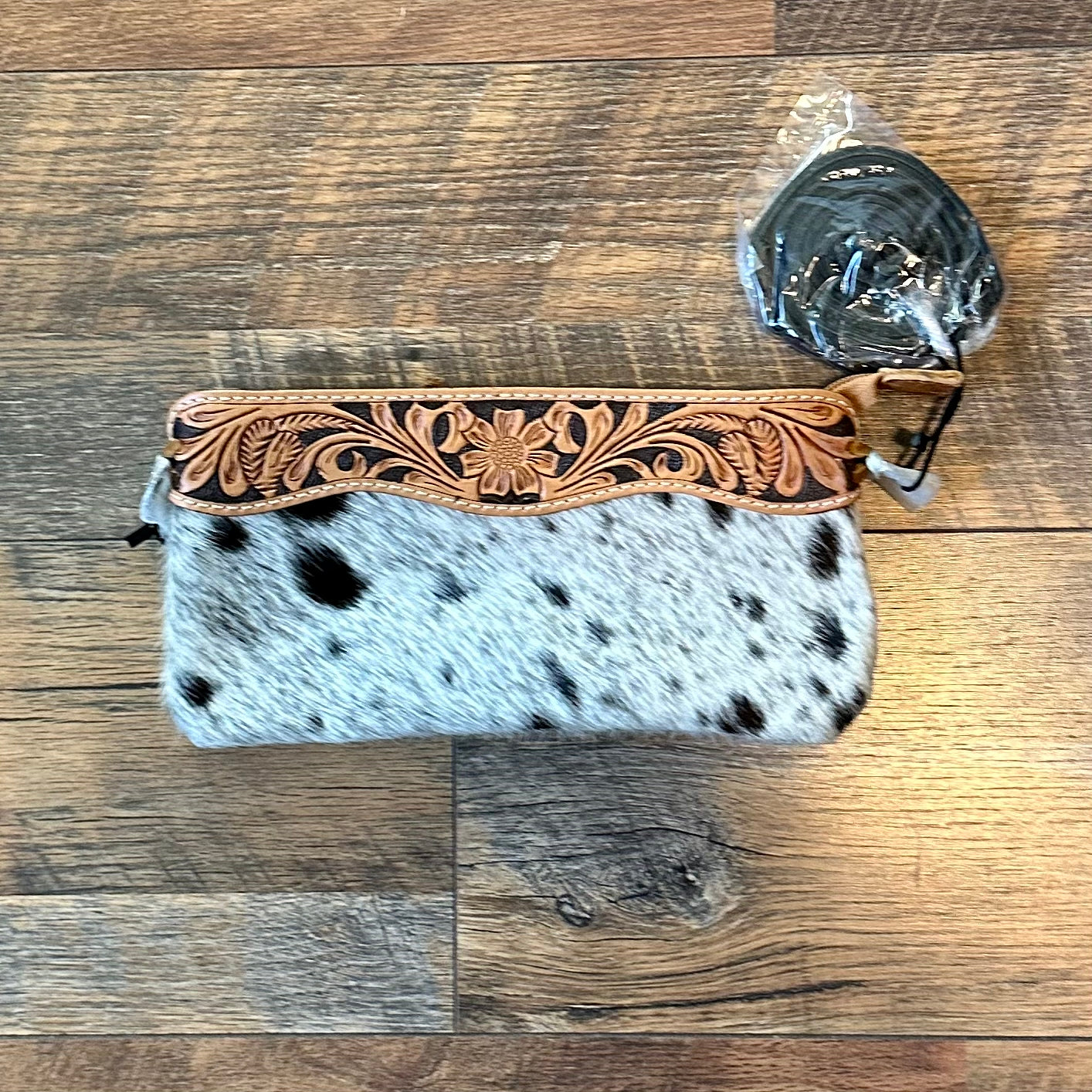 Hair On Leather Clutch