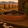 Large Tooled Collar
