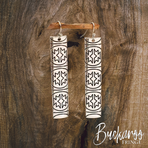 Aztec Silver Earrings