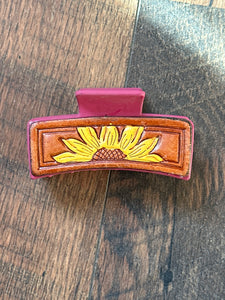 Sunflower Claw Clip