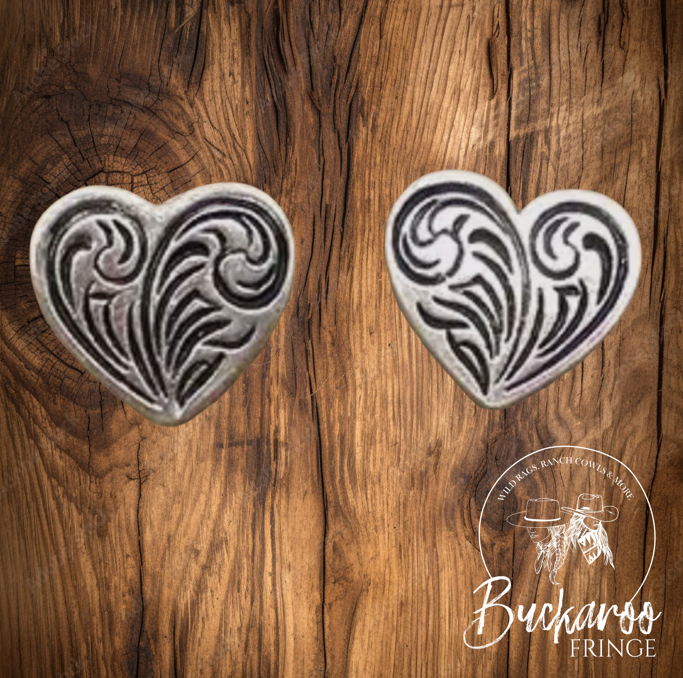 Heart Studs