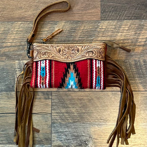Aztec Clutch - Red