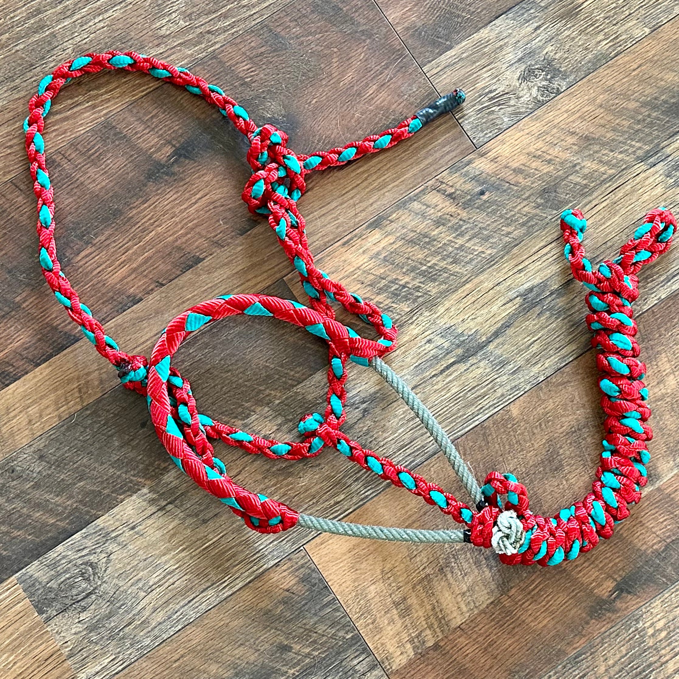 Red/Turquoise Cowboy Halter