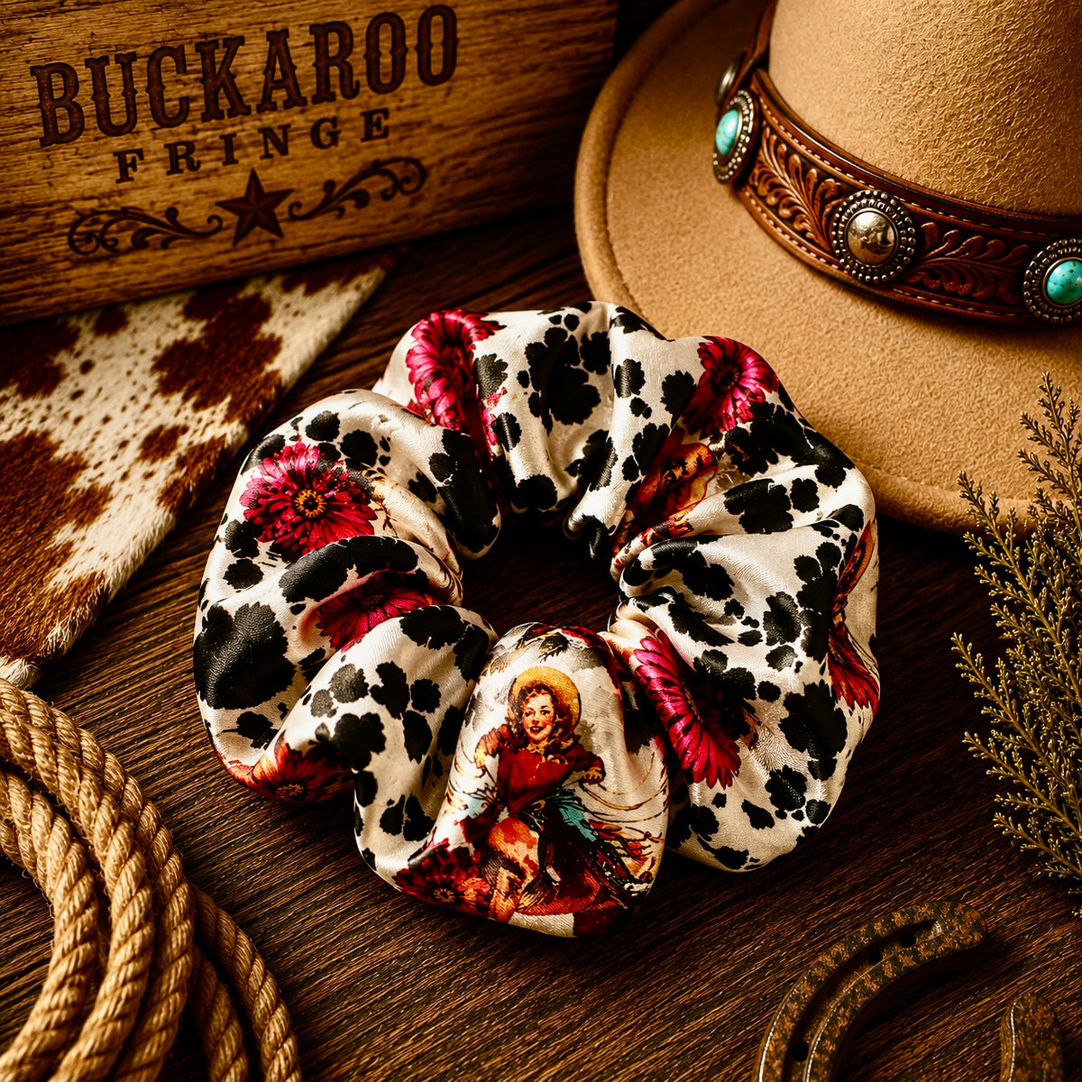 Retro Cowgirl Scrunchy4
