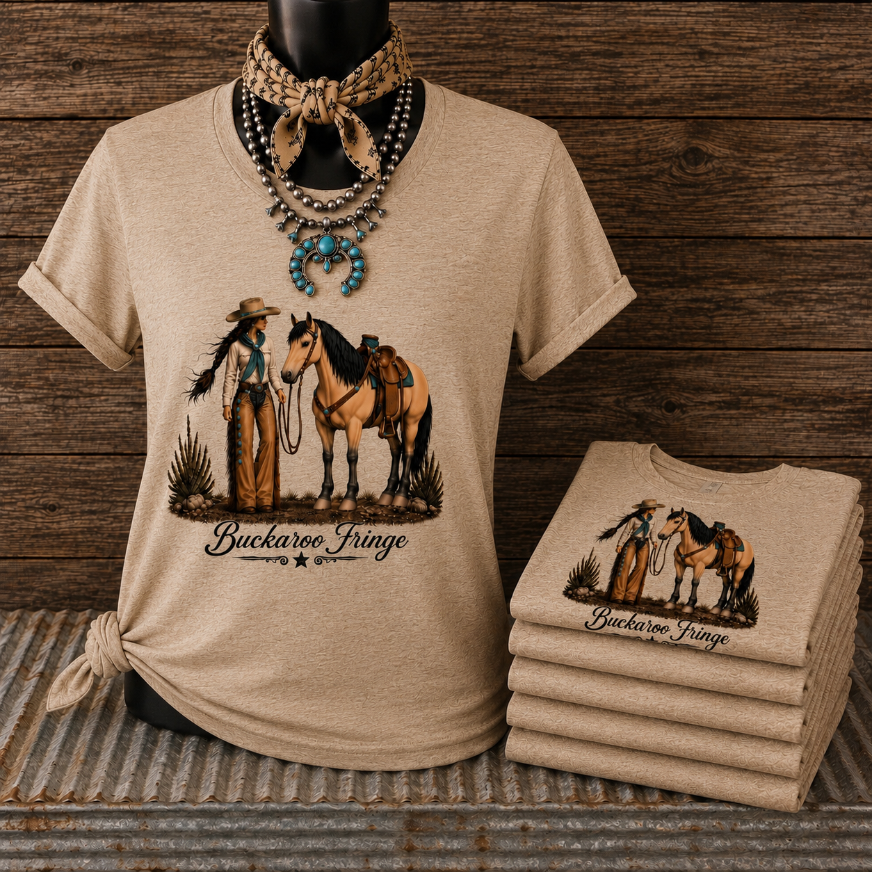 Buckaroo Fringe Tee