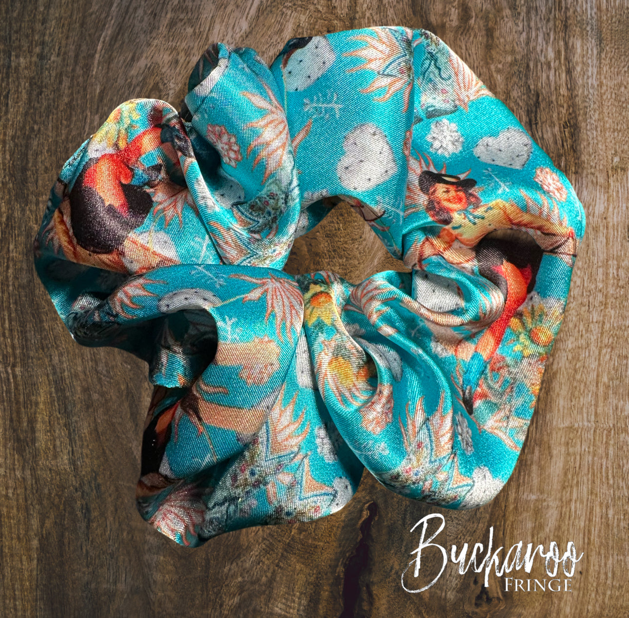 Retro Cowgirl Scrunchy