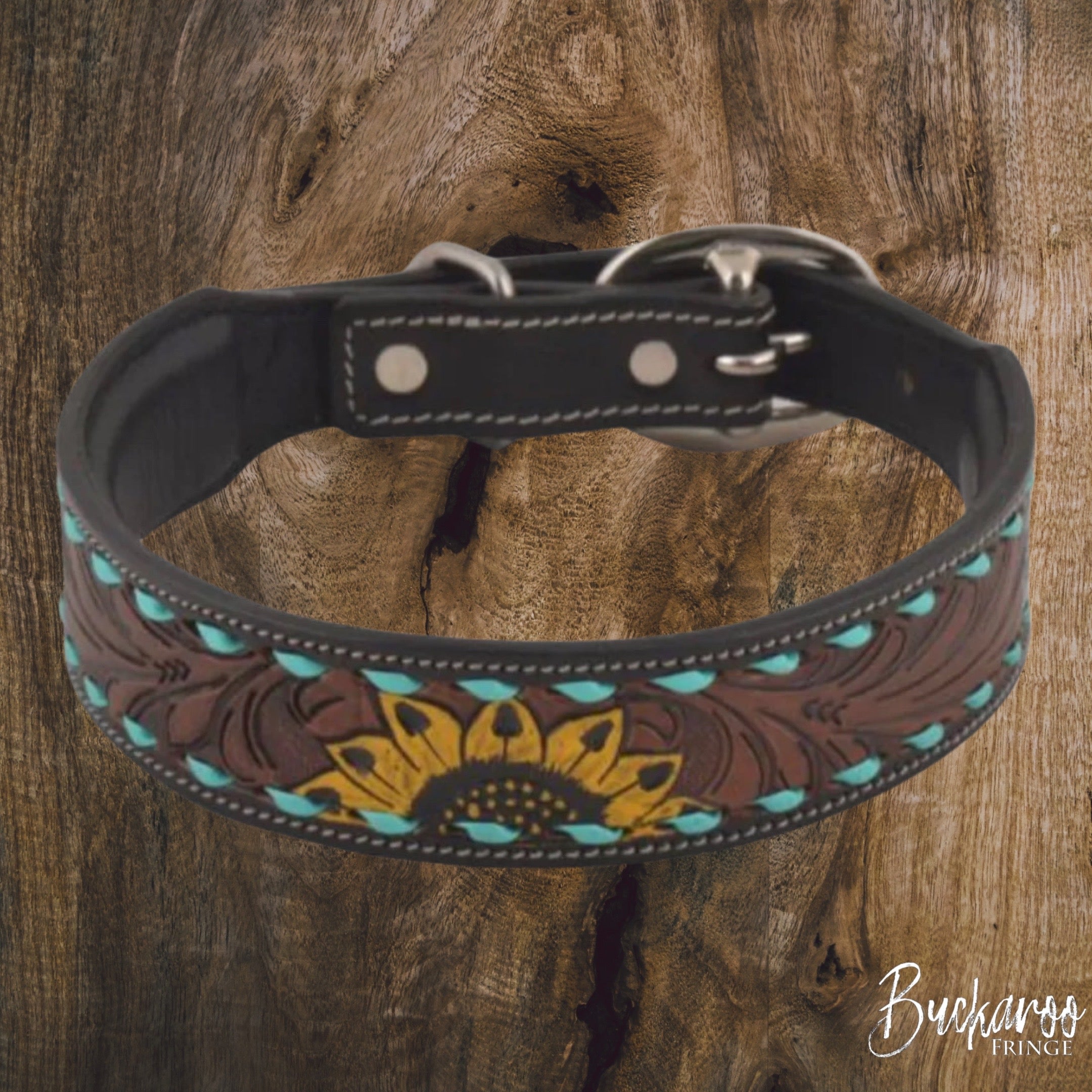 Turquoise Sunflower Collar