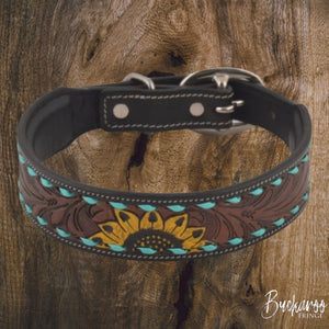 Turquoise Sunflower Collar