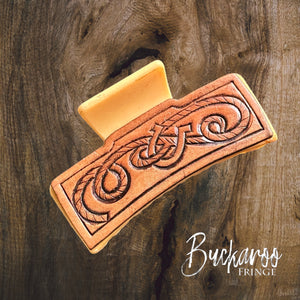 Leather Claw Clip