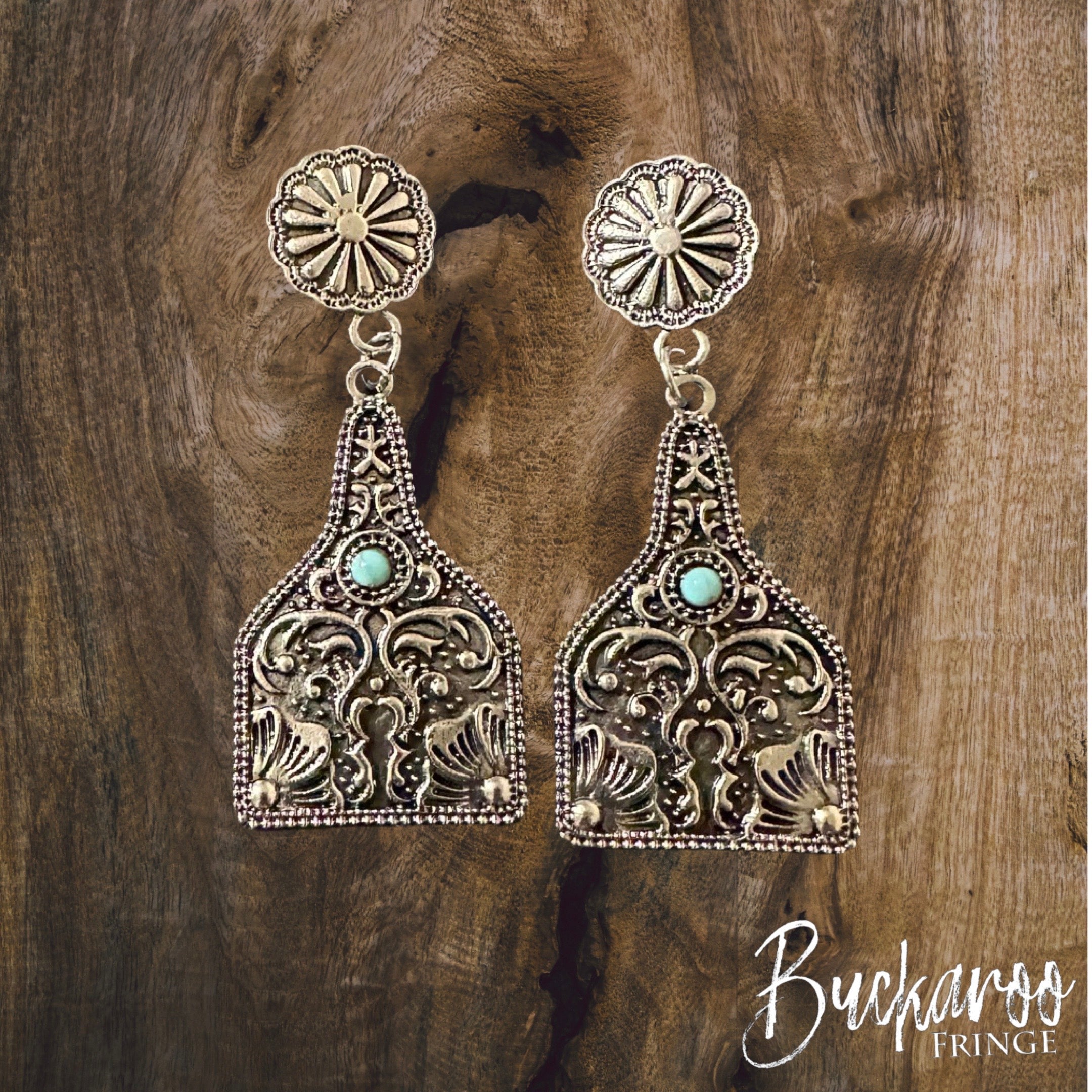 Cattle Tags Earrings