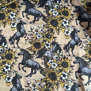 Sunflower Horses - Ivory