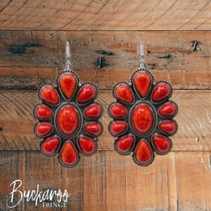 Red Stone Dangles