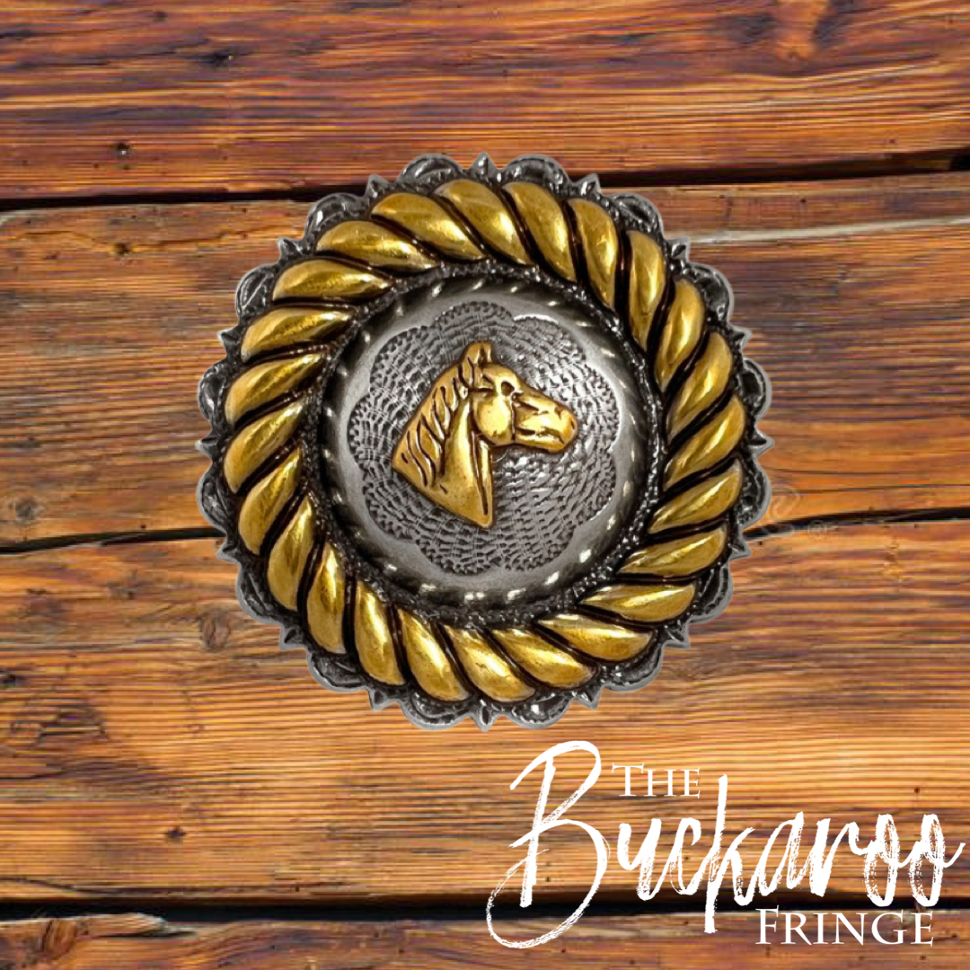Gold Horse Head