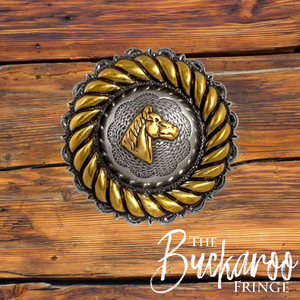 Gold Horse Head