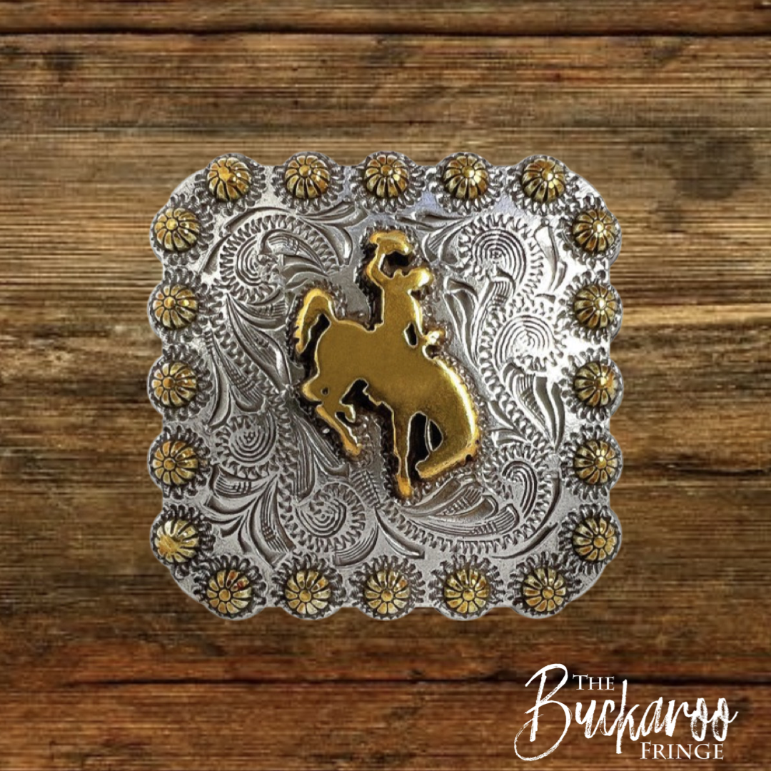 Buckin Horse Slide - Gold